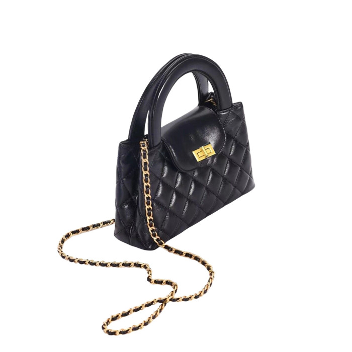 High Quality Designer Handbag Quilted Chain Shoulder Bag
