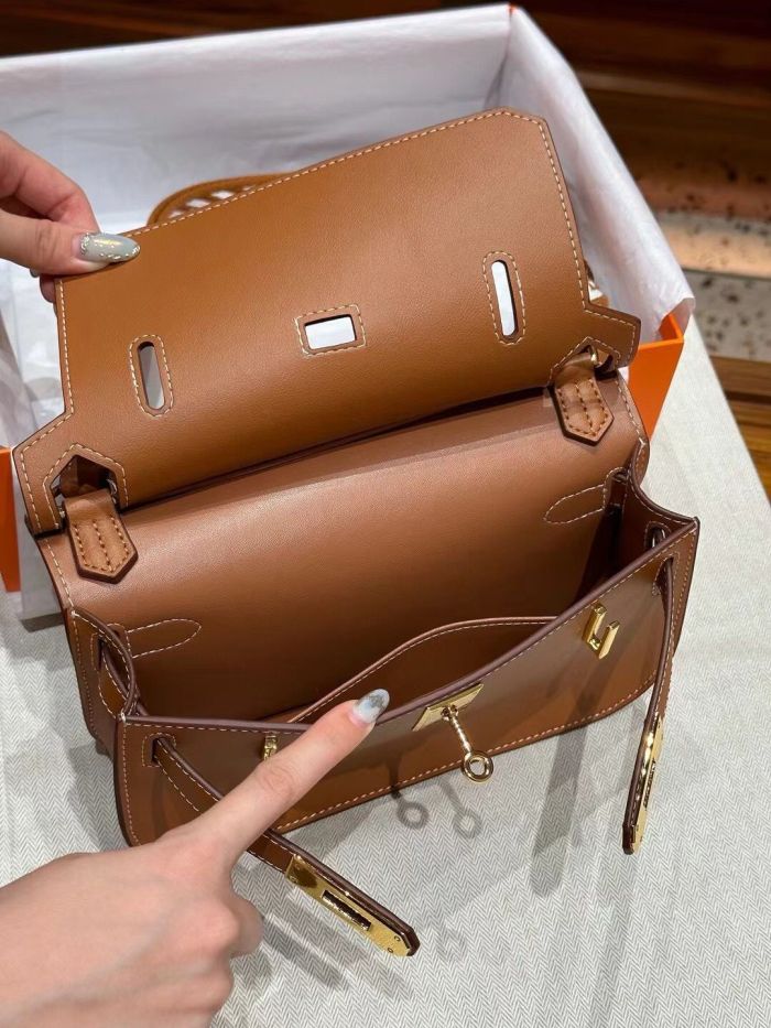 Genuine Swift Leather Mini Shoulder Bag
