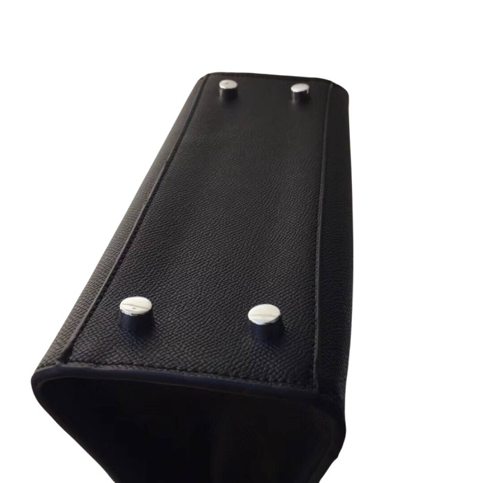 Vegan Epsom Leather Designer Kelly Bag25cm 28cm