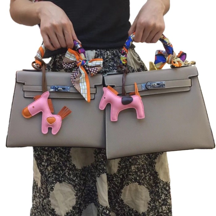 Vegan Epsom Leather Designer Kelly Bag25cm 28cm