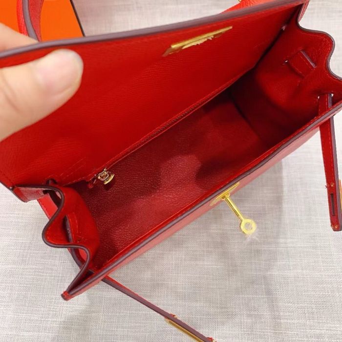 Genuine Epsom Leather Crossbody Bag 25CM 28CM