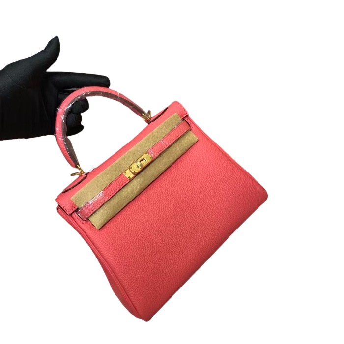 Togo Calfskin Leather Women Tote Shoulder Bag