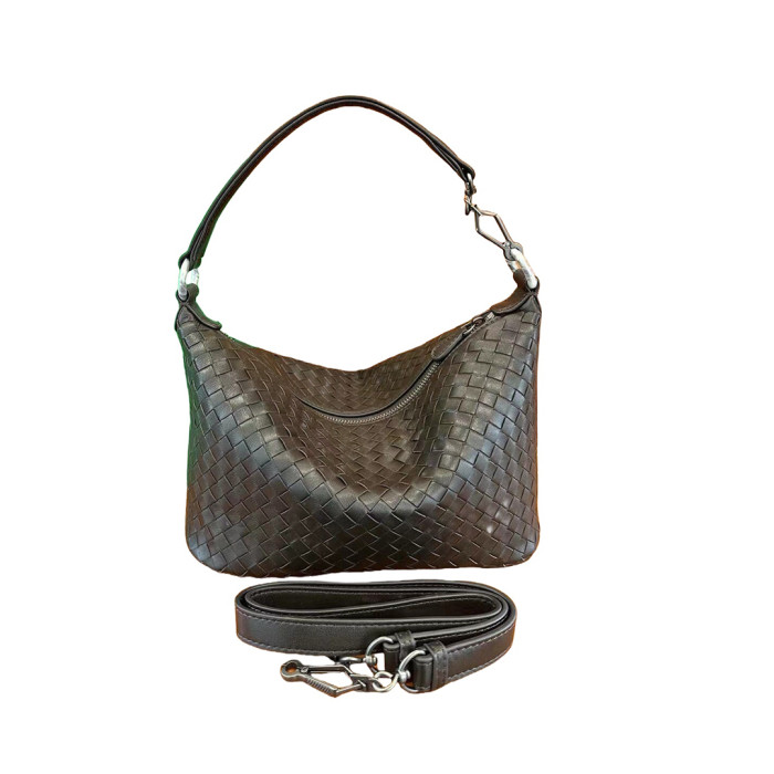 Genuine Lambksin Leather Hobo Bag