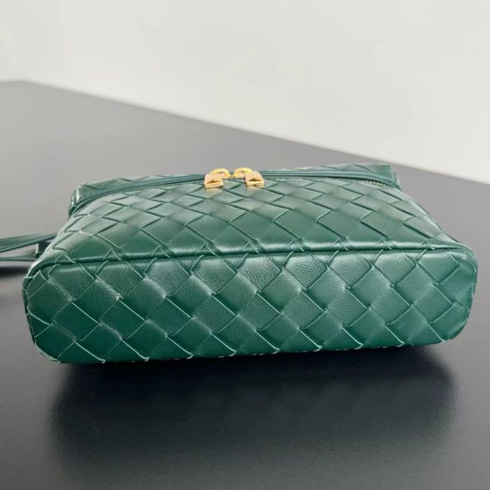 Leather Woven Tote Shoulder Bag