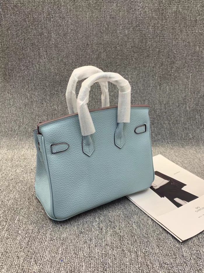 Genuine Cowhile Leather Top Handle Bag