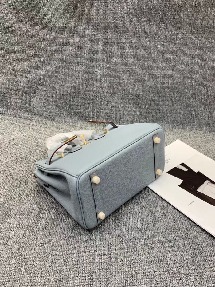Genuine Cowhile Leather Top Handle Bag