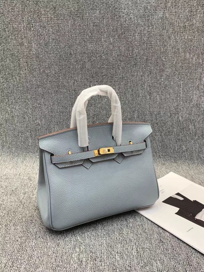 Genuine Cowhile Leather Top Handle Bag