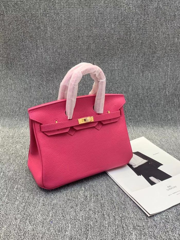Genuine Cowhile Leather Top Handle Bag
