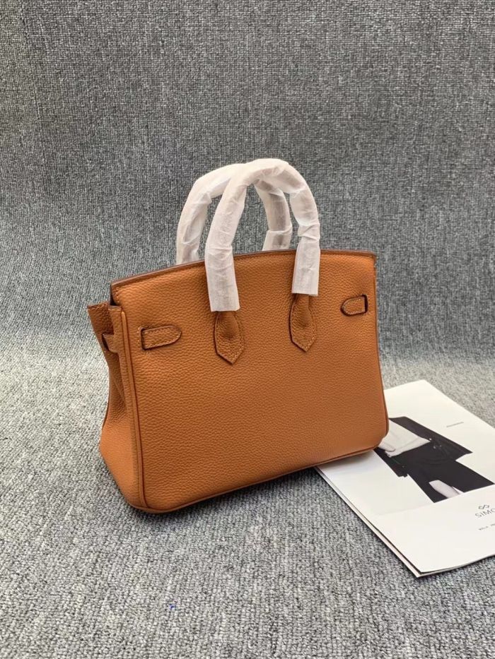 Genuine Cowhile Leather Top Handle Bag