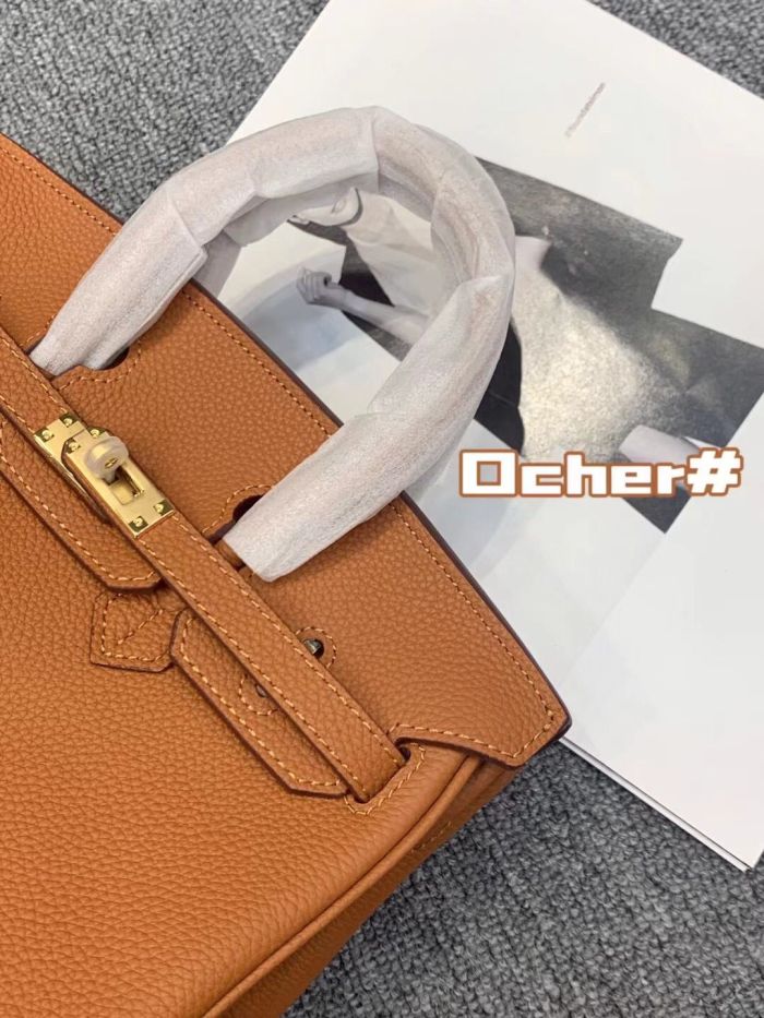 Genuine Cowhile Leather Top Handle Bag