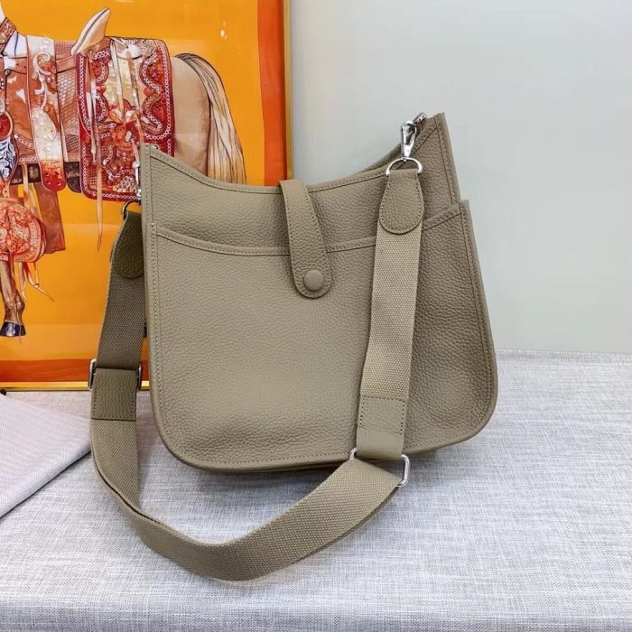 Genuine Cowhile Leather Evelyn Bag Designer Handbag