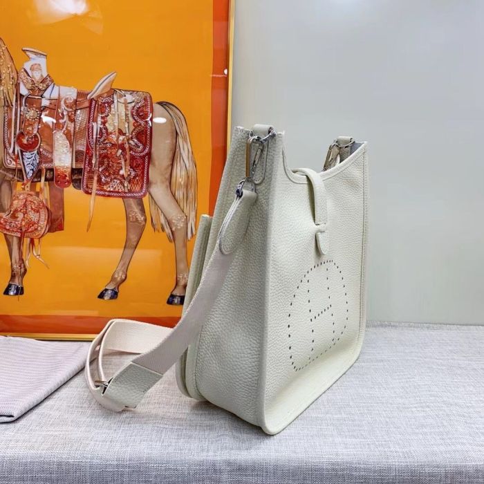 Genuine Cowhile Leather Evelyn Bag Designer Handbag
