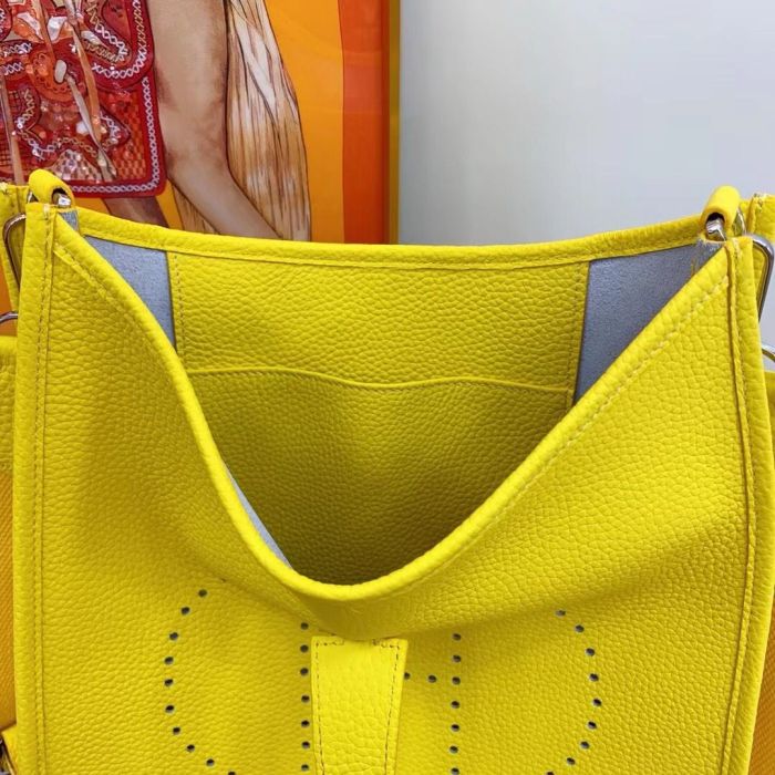 Genuine Cowhile Leather Evelyn Bag Designer Handbag