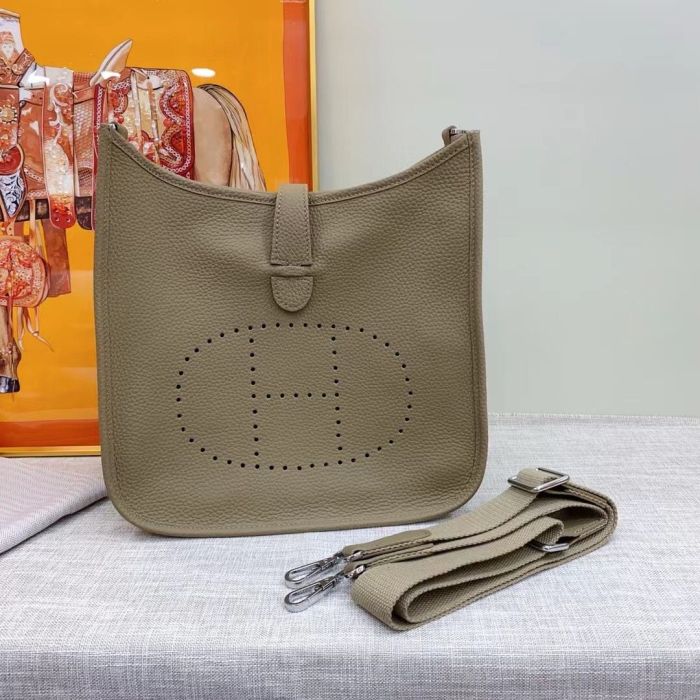 Genuine Cowhile Leather Evelyn Bag Designer Handbag