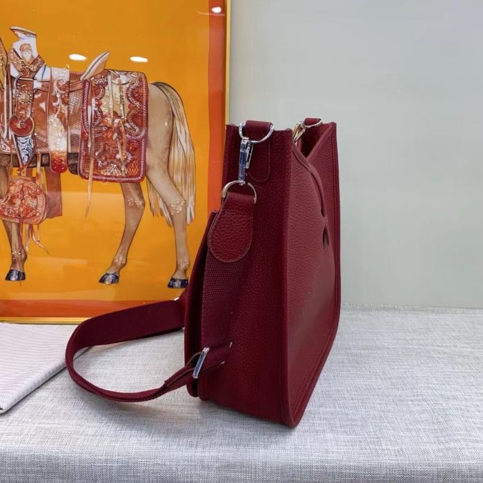 Genuine Cowhile Leather Evelyn Bag Designer Handbag