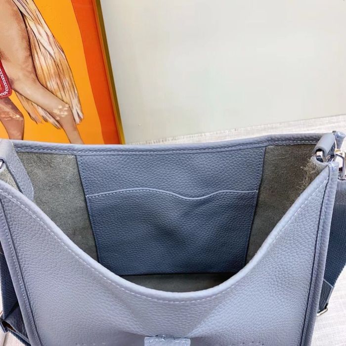 Genuine Cowhile Leather Evelyn Bag Designer Handbag