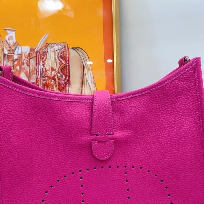 Genuine Cowhile Leather Evelyn Bag Designer Handbag
