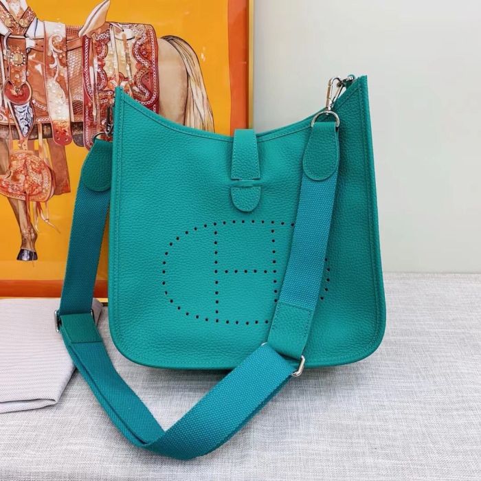 Genuine Cowhile Leather Evelyn Bag Designer Handbag