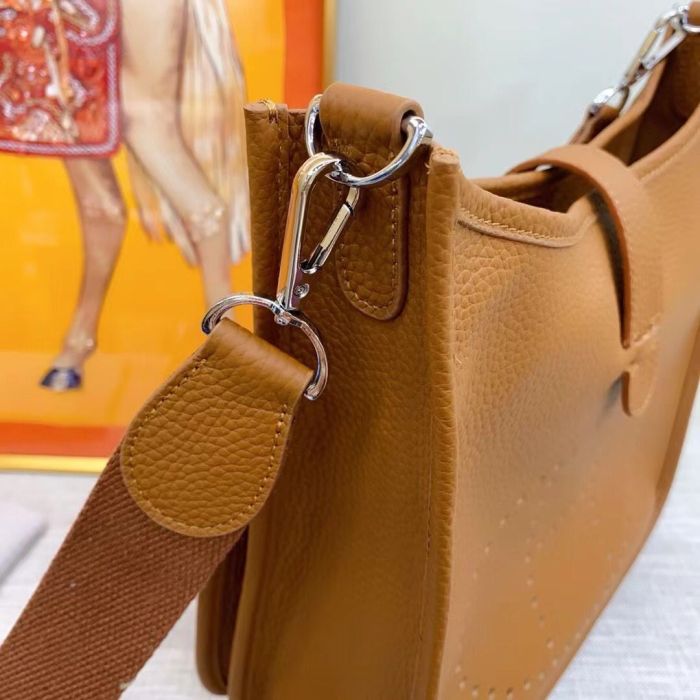 Genuine Cowhile Leather Evelyn Bag Designer Handbag