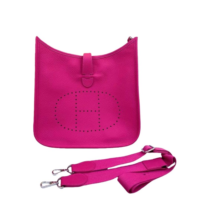 Genuine Cowhile Leather Evelyn Bag Designer Handbag