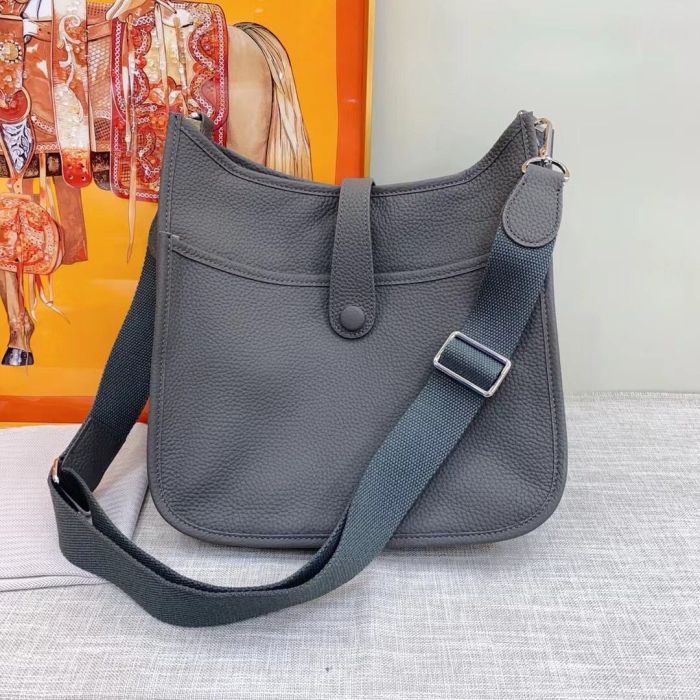 Genuine Cowhile Leather Evelyn Bag Designer Handbag
