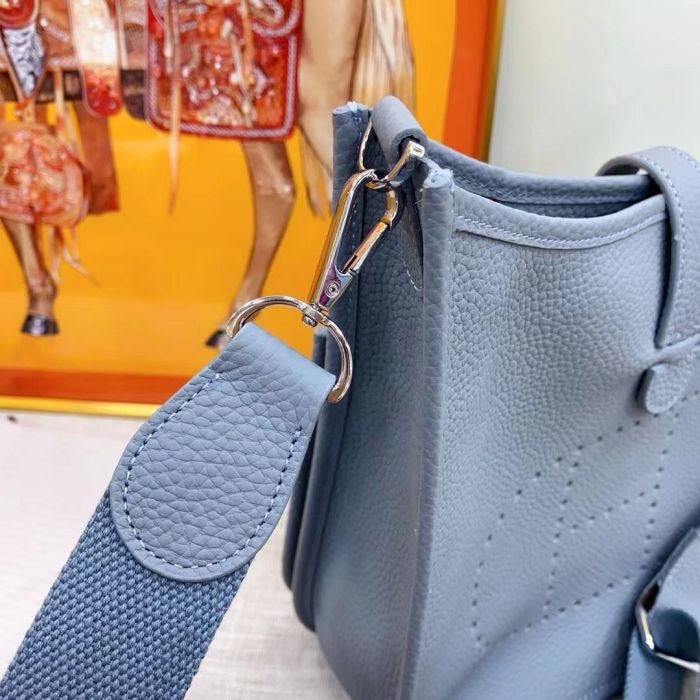 Genuine Cowhile Leather Evelyn Bag Designer Handbag