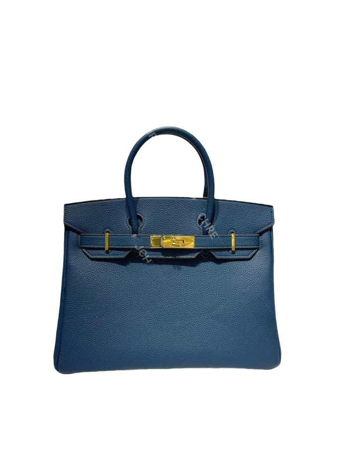 Vegan Togo Leather Top Handle Bag