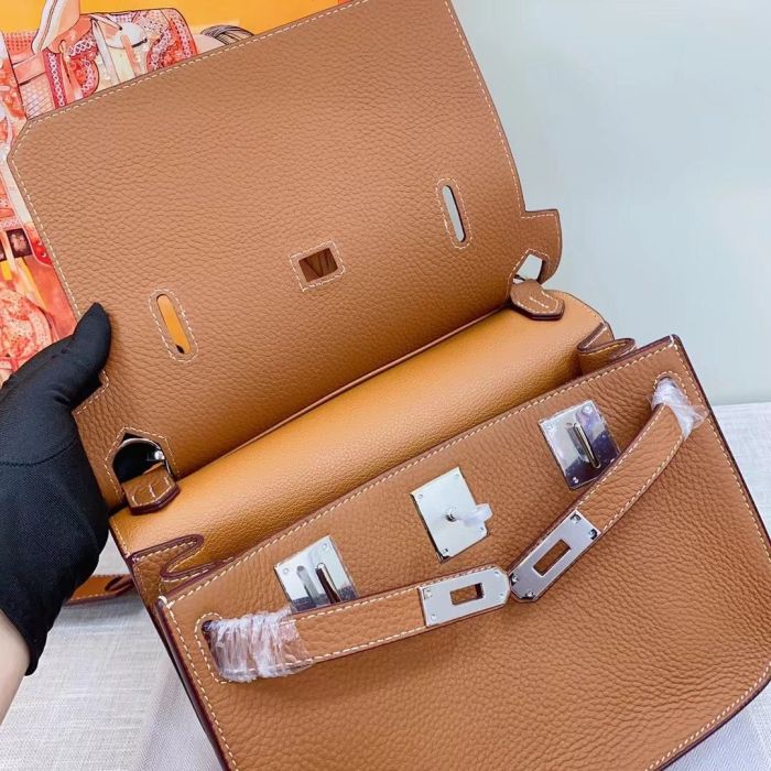 Genuine Cowhile Leather Women Crossbody Bag