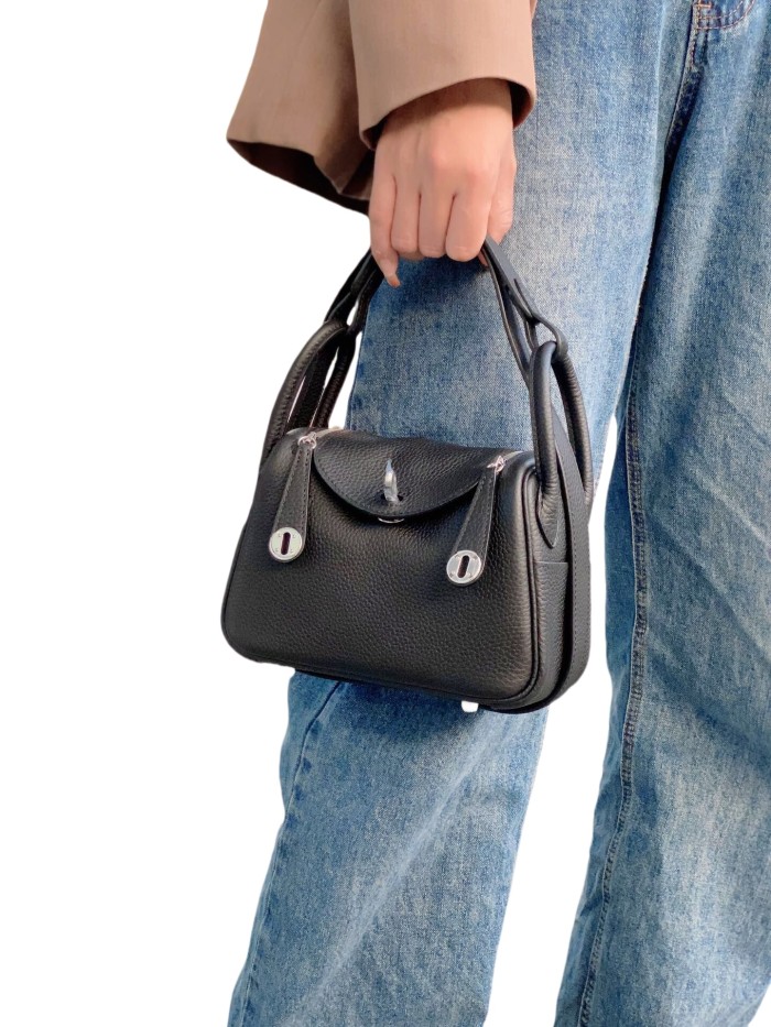 Genuine Calfskin Togo Leather Bag Designer Lindy Bags