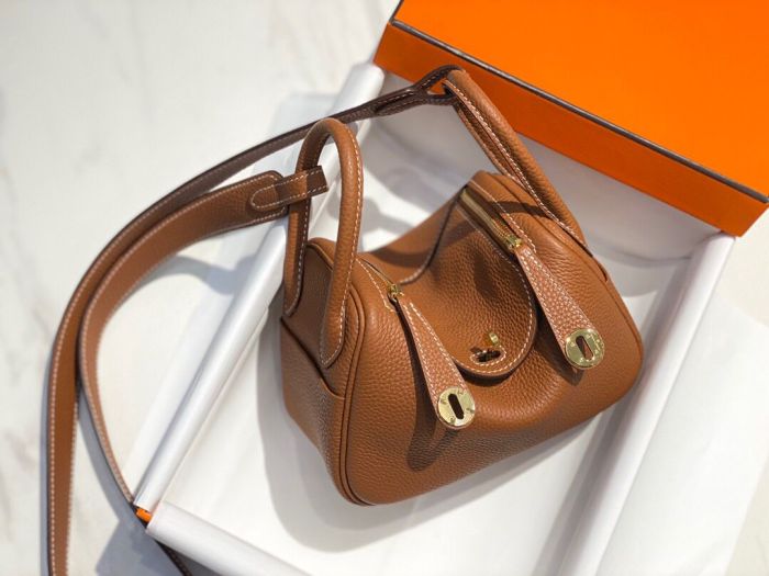 Genuine Calfskin Togo Leather Bag Designer Lindy Bags