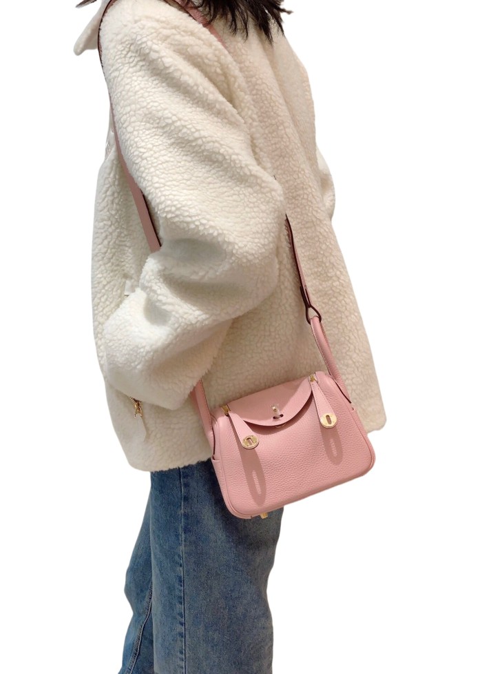 Genuine Calfskin Togo Leather Bag Designer Lindy Bags