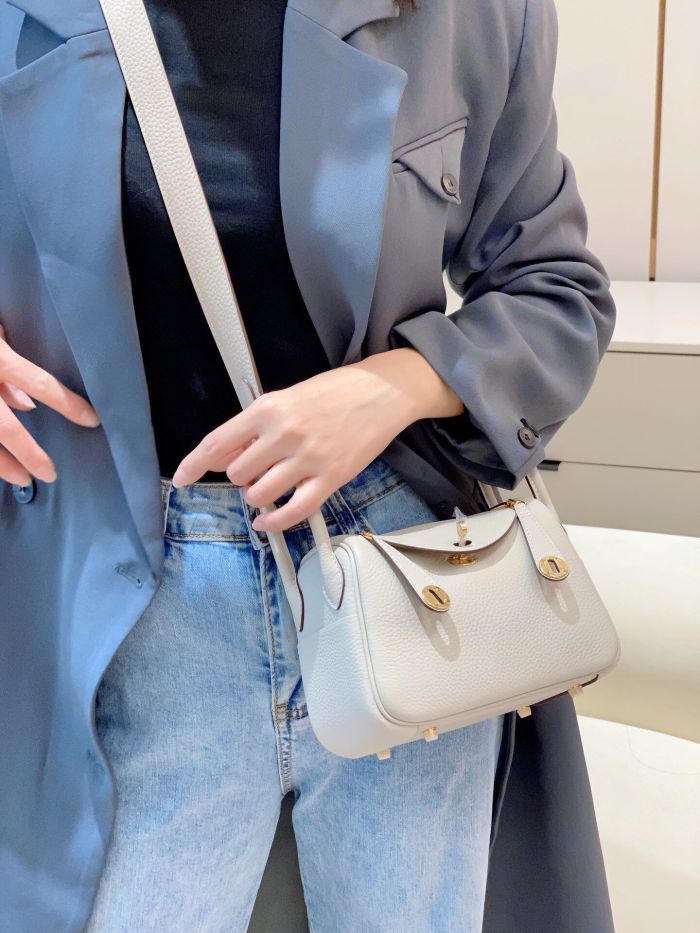 Genuine Calfskin Togo Leather Bag Designer Lindy Bags