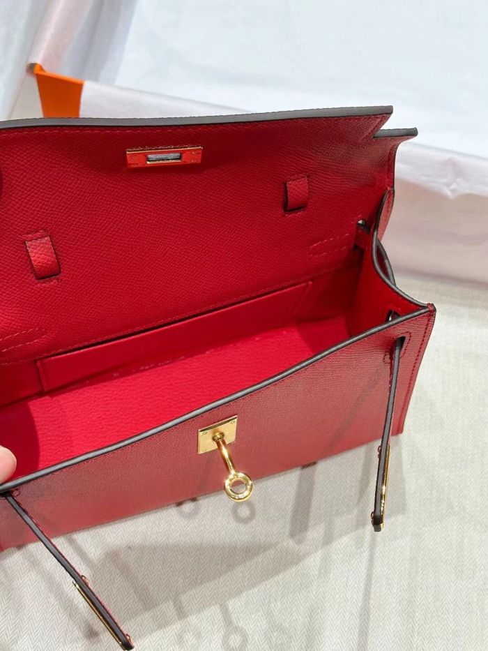 Epsom Leather Tote Crossbody Bag