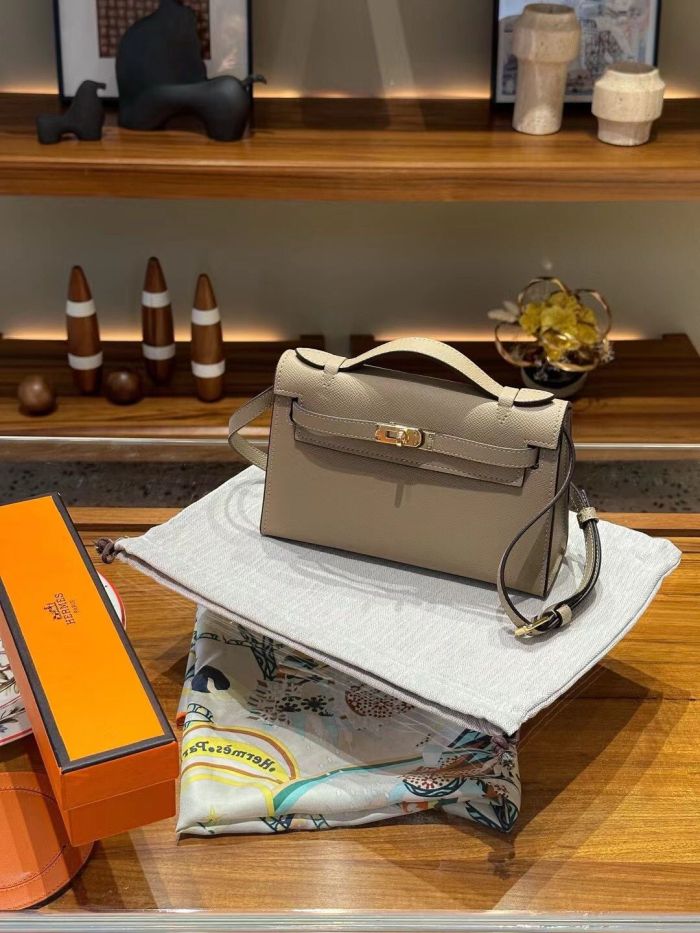 Epsom Leather Tote Crossbody Bag