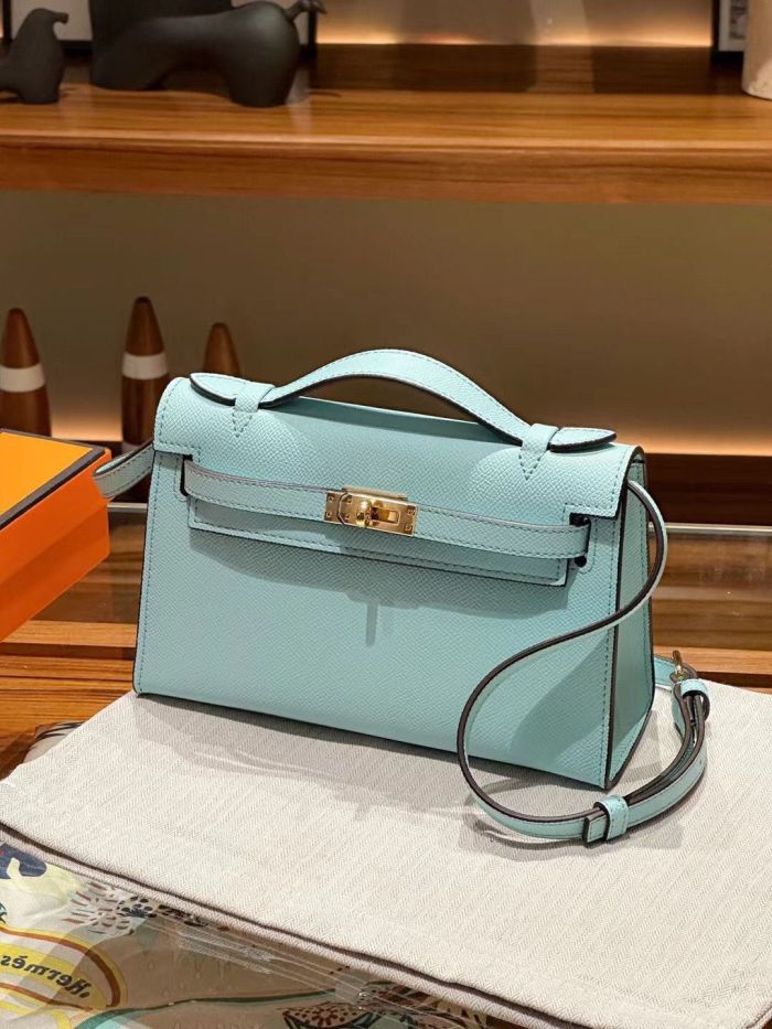 Epsom Leather Tote Crossbody Bag