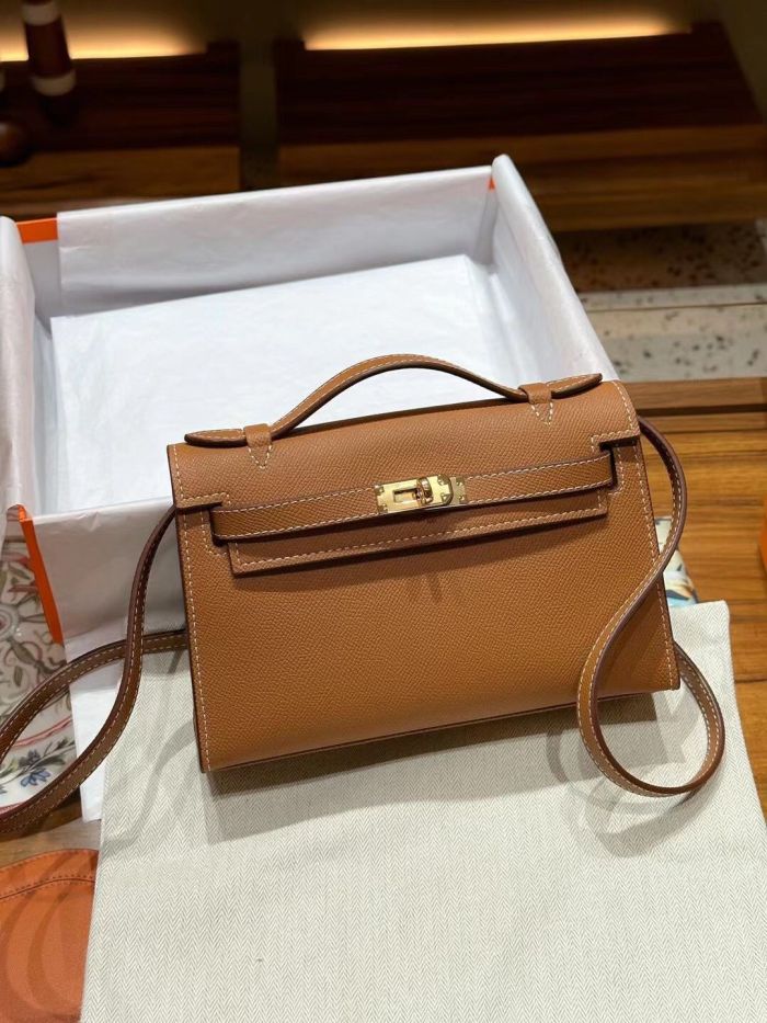 Epsom Leather Tote Crossbody Bag