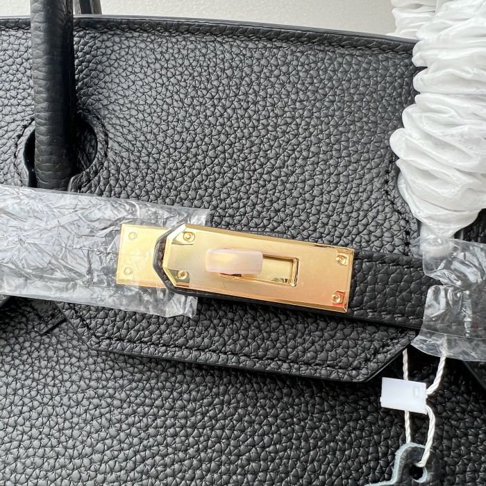 Vegan Togo Leather Top Handle Bag