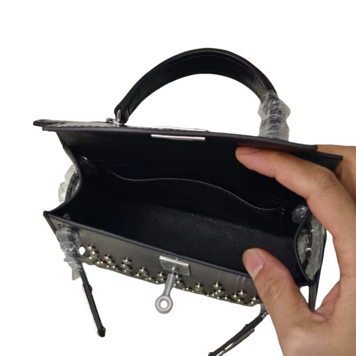 Swift Leather Mini Shoulder Bag