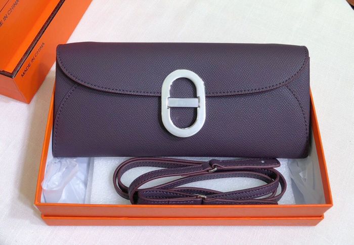 Genuine Epsom Leather Tote Shoulder Bag