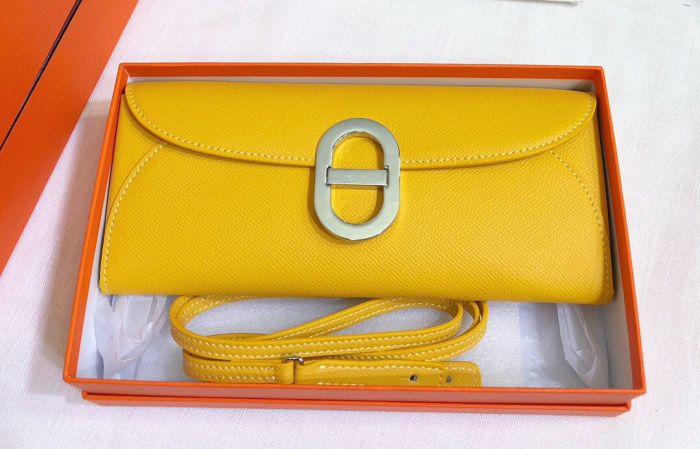 Genuine Epsom Leather Tote Shoulder Bag