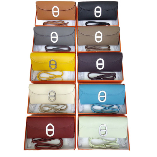 Genuine Epsom Leather Tote Shoulder Bag