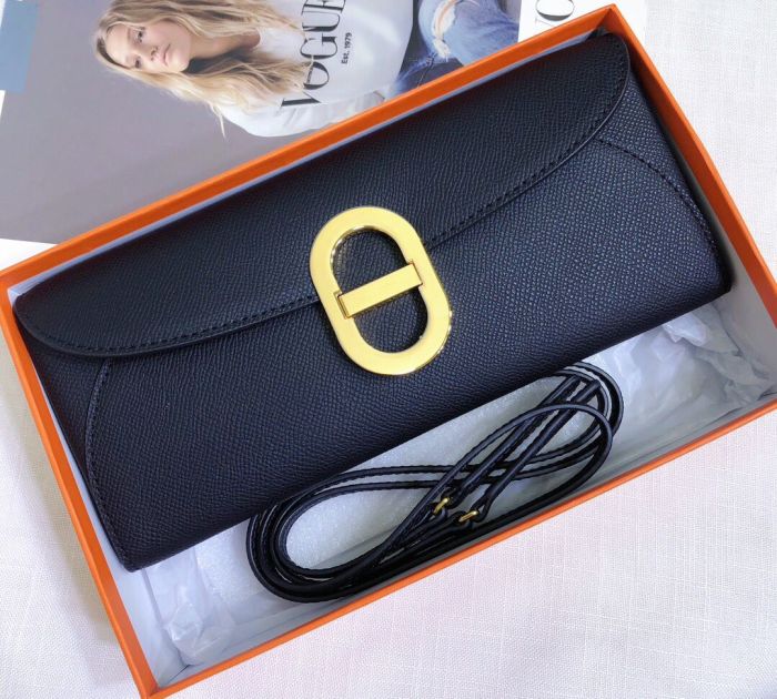 Genuine Epsom Leather Tote Shoulder Bag