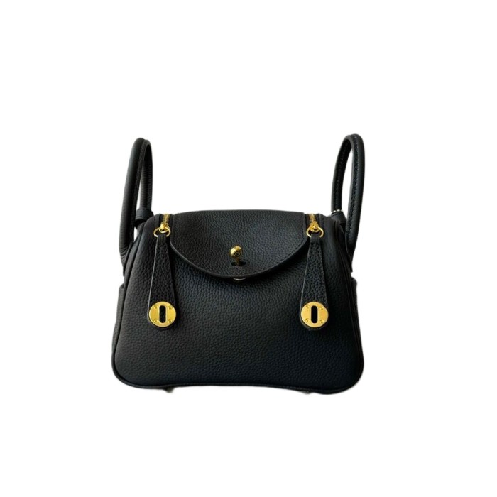 Vegan Togo Leather Designer Lindy Bag 18cm 20cm 26cm 30cm