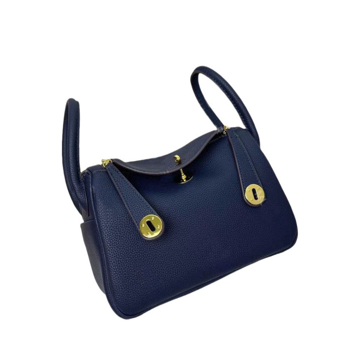 Vegan Togo Leather Designer Lindy Bag 18cm 20cm 26cm 30cm