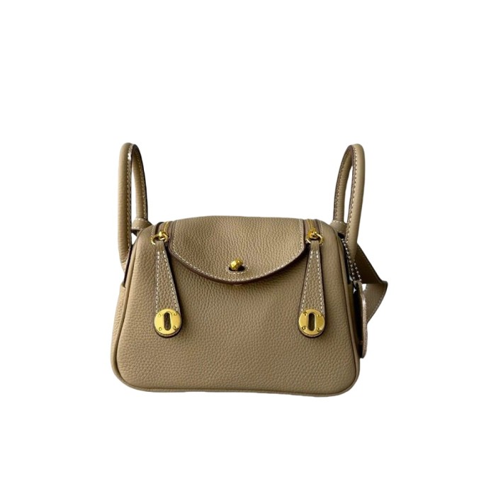 Vegan Togo Leather Designer Lindy Bag 18cm 20cm 26cm 30cm