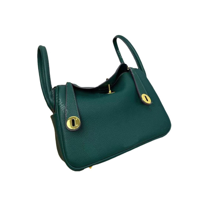 Vegan Togo Leather Designer Lindy Bag 18cm 20cm 26cm 30cm
