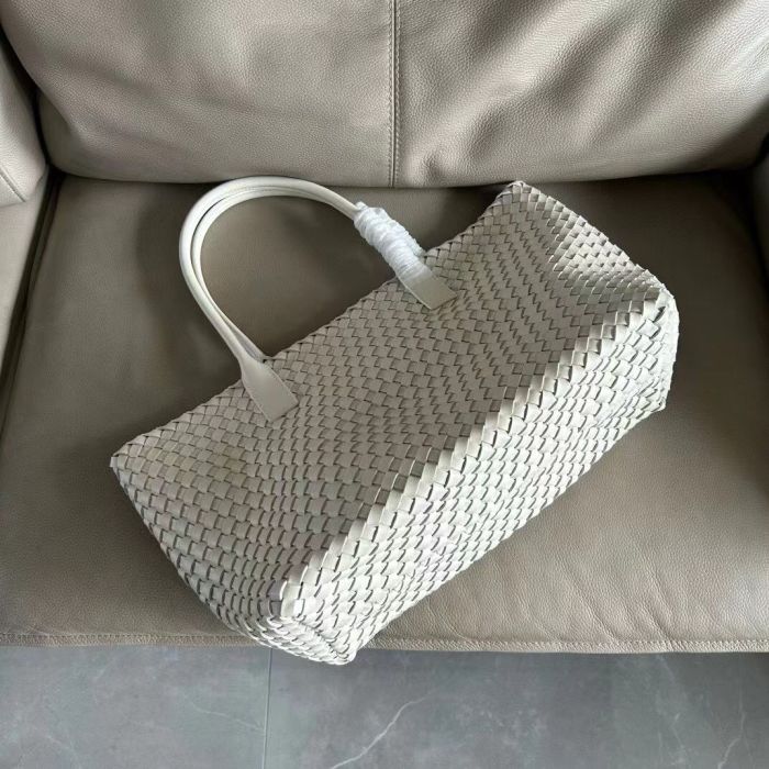 Large Cowhile Leather Designer Cabat Bag