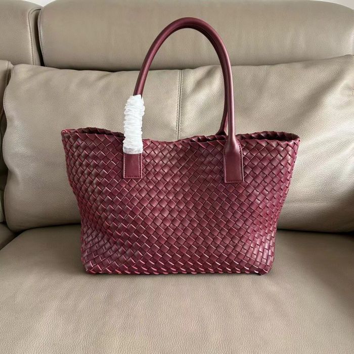 Large Cowhile Leather Designer Cabat Bag