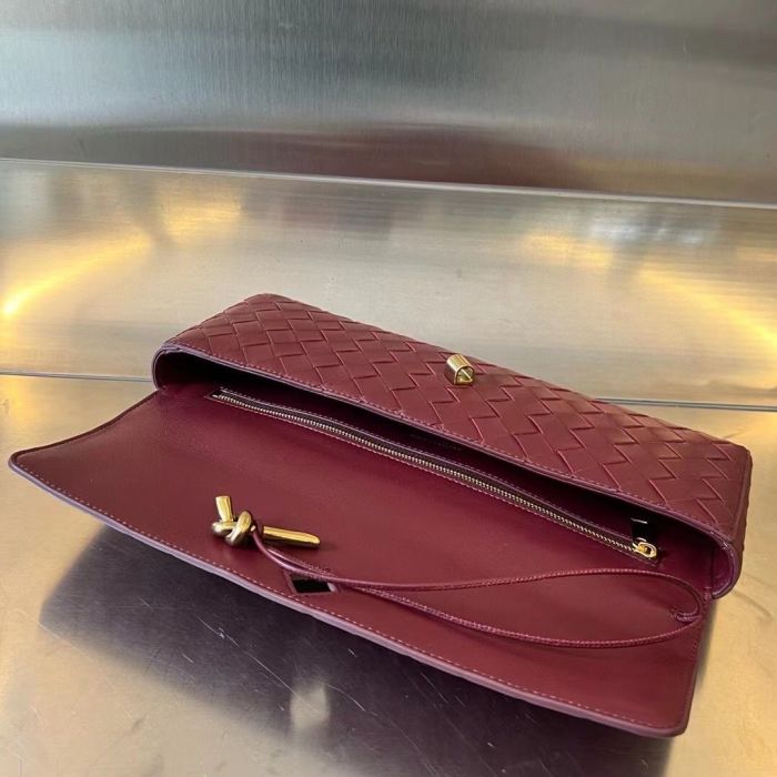 Top Lambskin Leather Long Clutch Purse With Handle