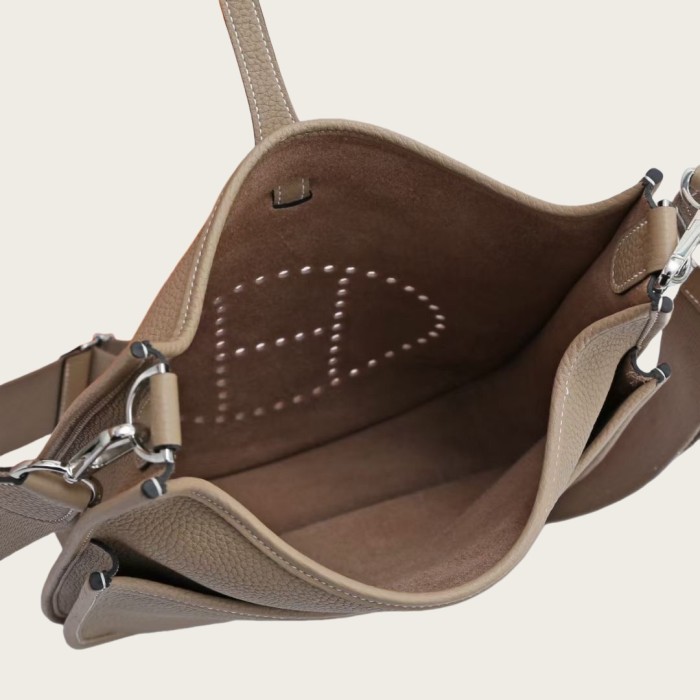 Genuine Togo Calfskin Leather Woemn Crossbody Bag Shoulder Bag